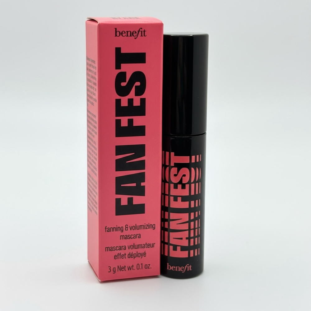 Benefit Fan Fest Mascara Mini Hyper Black 3g New In Box
